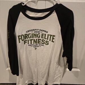 Reebok, Men's Crossfit Baseball style t-shirt, XL